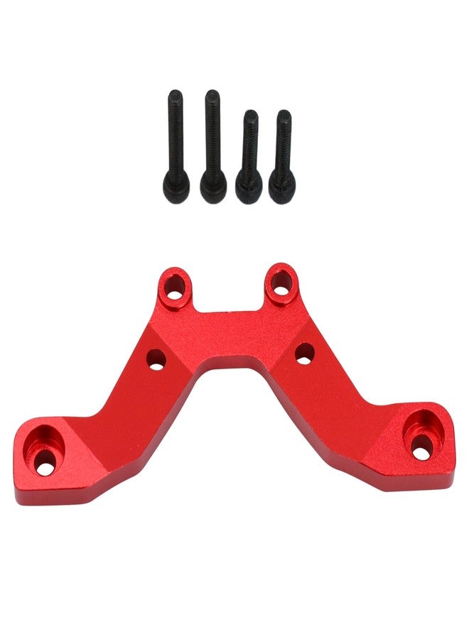 POLANTA Aluminum Alloy Front Damper Plate for Arrma 1/14 Typhon GROM MEGA 380 Brushed 4X4 Small Scale Buggy Upgrade Parts,Replace ARA2106 (Red) - Image 2